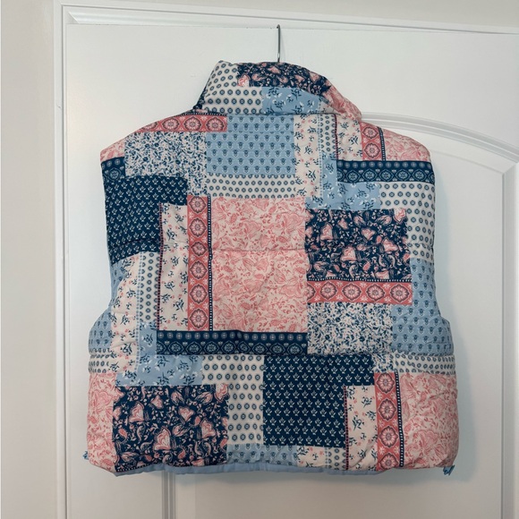 NWT - Altar'd State Colorful Patchwork Vest - Picture 2 of 4